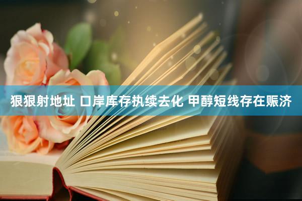 狠狠射地址 口岸库存执续去化 甲醇短线存在赈济