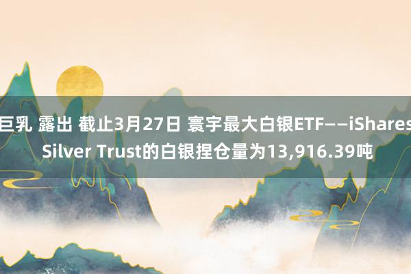 巨乳 露出 截止3月27日 寰宇最大白银ETF——iShares Silver Trust的白银捏仓量为13，916.39吨