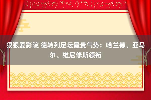 狠狠爱影院 德转列足坛最贵气势：哈兰德、亚马尔、维尼修斯领衔