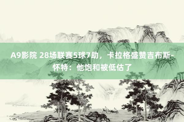 A9影院 28场联赛5球7助，卡拉格盛赞吉布斯-怀特：他饱和被低估了