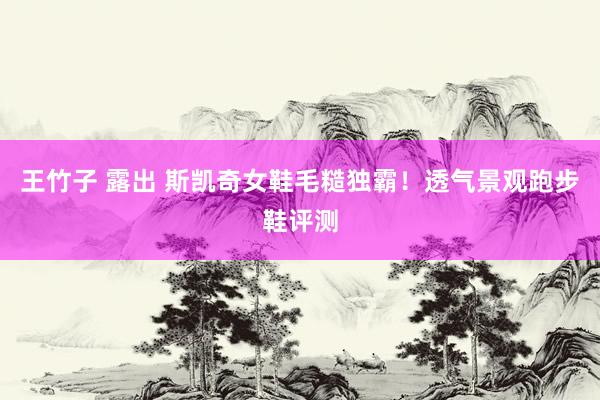 王竹子 露出 斯凯奇女鞋毛糙独霸！透气景观跑步鞋评测